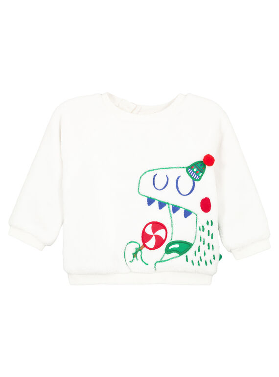 Sudadera de color blanco GUNOSWE / 19WG10V1SWE000
