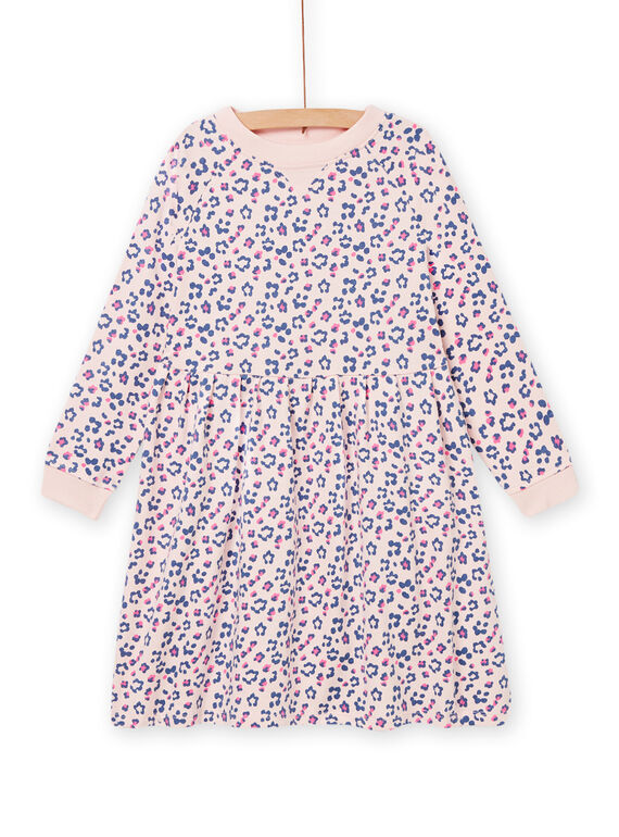 Vestido rosa empolvado, para niña NAJOROB3 / 22S90173ROBD327