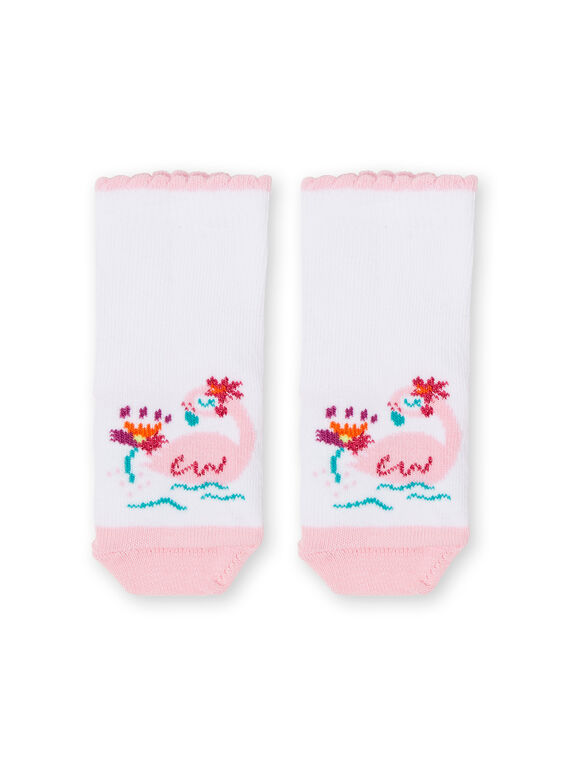 Calcetines de color rosa y blanco para bebé niña LYIBONSOQ / 21SI09W1SOQ000