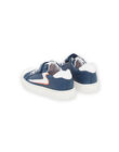 Zapatillas de piel de color azul marino ROBASNEON / 23KK3623D3F070