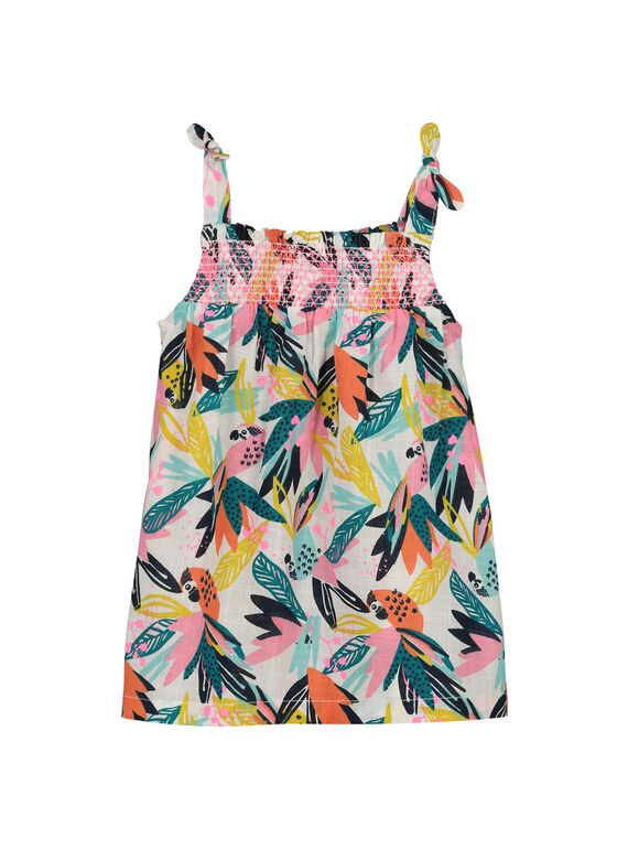 Vestido estampado para bebé niña FICUROB2 / 19SG09N2ROB000