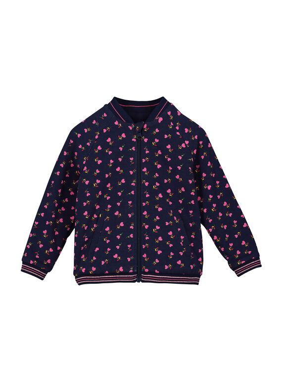 Chaqueta con cremallera reversible para niña FACOVEST2 / 19S901X2VES099