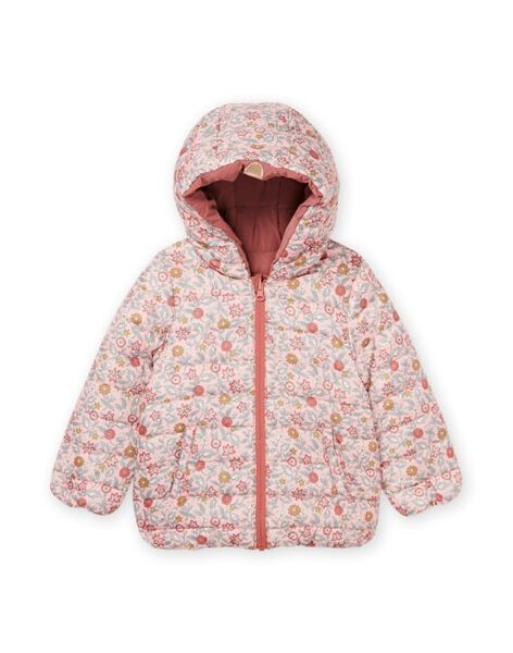 Anorak con capucha reversible por un lado y con estampado floral por el otro PAFOXDOUNE / 22W901F3D3ED321