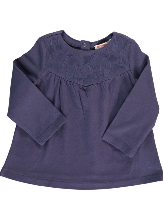 Baby girls' long-sleeved T-shirt CIJOTEE3 / 18SG09R3TML705