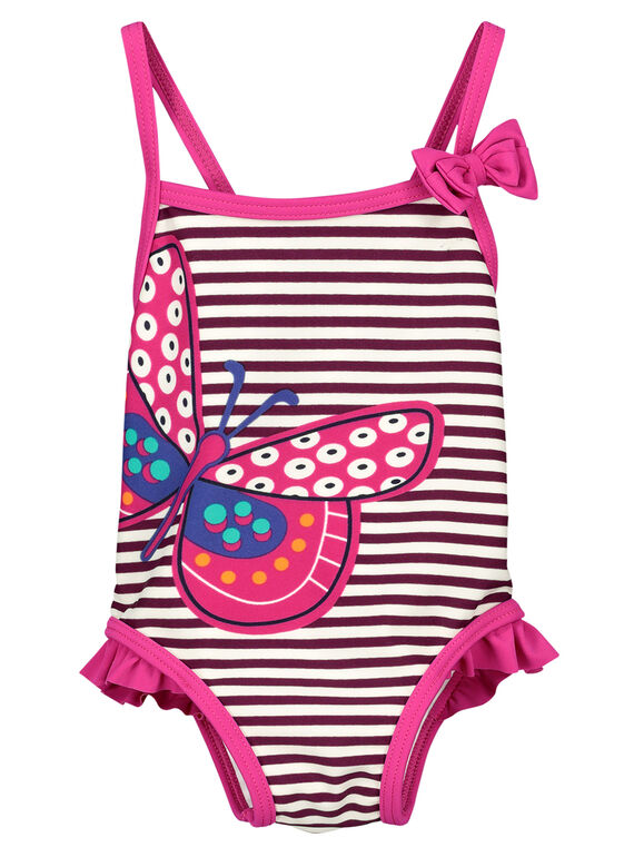 Bañador con estampado de mariposa para bebé niña FYIMER3 / 19SI09E3MAI099