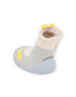 Patucos estilo calcetín con dibujo de pingüino y suela flexible PUCHO7PING / 22XK3845D08C218
