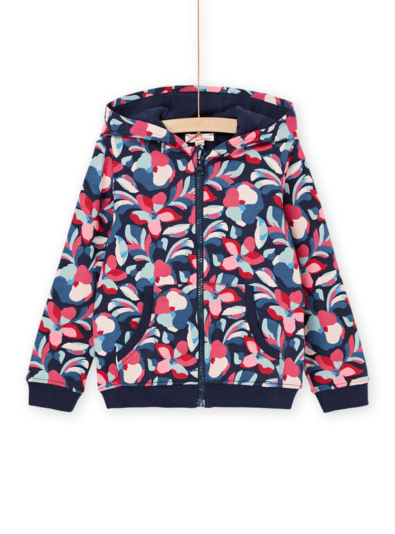 Sudadera de chándal con capucha con estampado floral PAJOHAUJOG2EX / 22W901D4JGH070