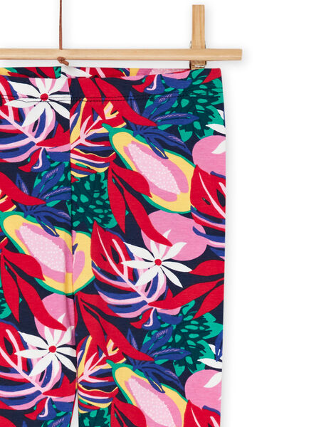 Leggings multicolor con estampado de flores RYANAULEG1 / 23SI01N1CAL070