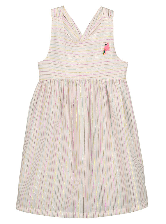 Vestido irisado para niña FACUROB3 / 19S901N3ROB000