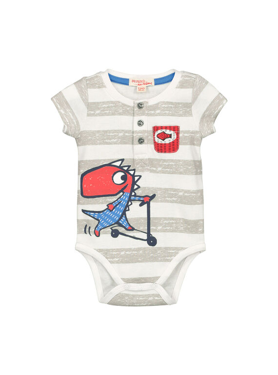 Body de manga corta para bebé niño FUTOBOD / 19SG10L1BOD099