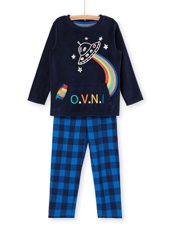 Camiseta y pantalón de pijama de color azul marino, para niño LEGOPYJSPA / 21SH125BPYJ705