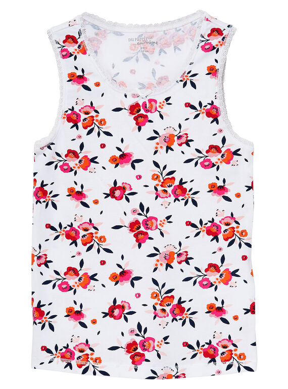 Camiseta interior de color blanco JEFADELFLE / 20SH1133HLI000