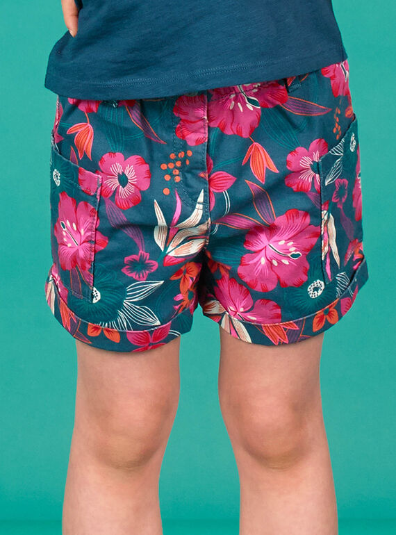Short con estampado de flores hawaianas LABONSHORT3 / 21S901W1SHO716