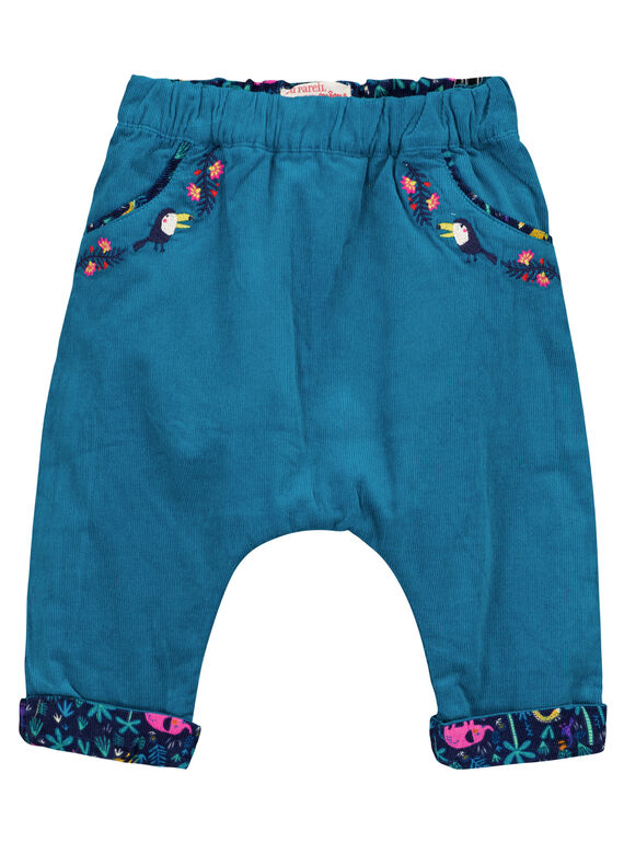 Pantalón Azul marino Du Pareil Au Meme GIMUPAN / 19WG09F2PAN070