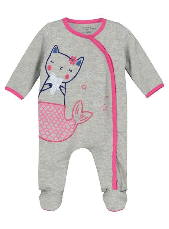 Pelele de algodón para bebé niña FEFIGRESIR / 19SH1393GRE943