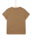 Camiseta de manga corta verde militar para niño NOFLATI5 / 22S902R4TMCG631