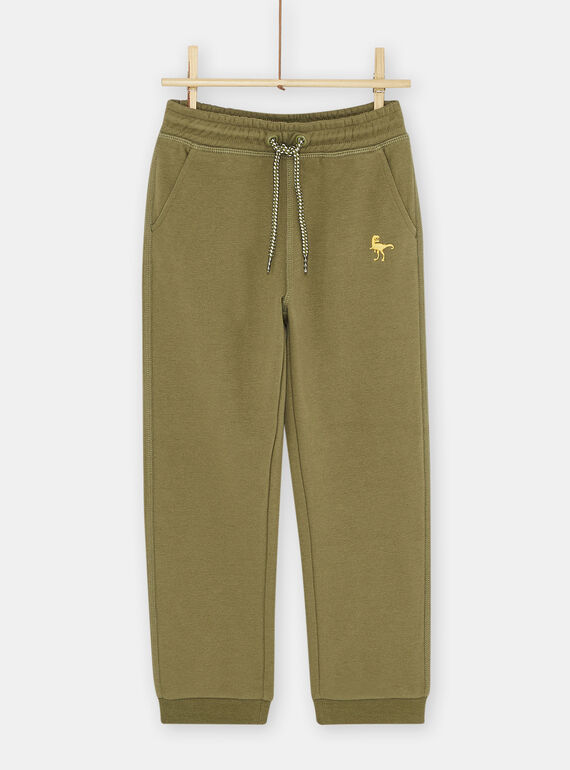 Pantalón de chándal verde para niño SOJOJOB4 / 23W902B1JGBG631