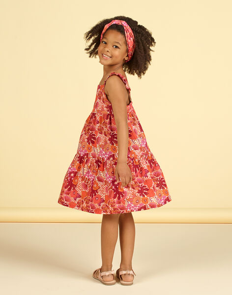 Vestido naranja y rosa con estampado floral : comprar online - Vestidos | DPAM Vestido naranja y rosa con estampado floral : comprar online - Vestidos | DPAM