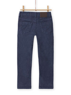 Pantalón liso de color azul grisáceo para niño MOJOPAVEL6 / 21W902N1PANJ902