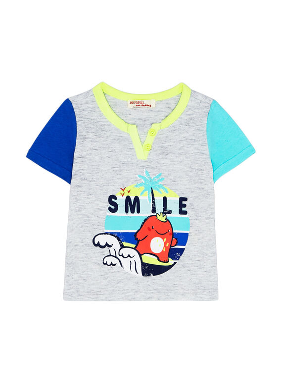 Camiseta de manga corta de color gris JUQUATI2 / 20SG10R2TMCJ906