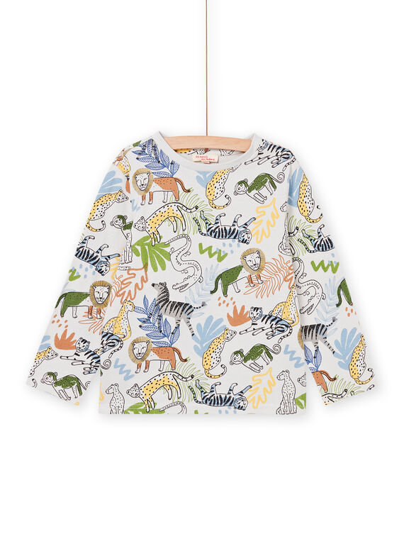 Camiseta con estampado de la selva POMOTEE1 / 22W902N4TMLJ925