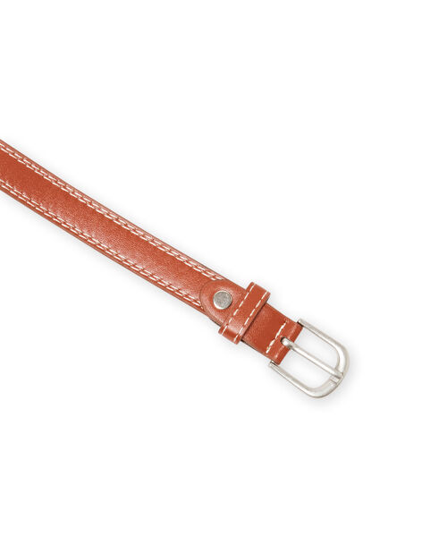 Cinturón de color caramelo con costuras visibles para niño MYOESBELT2 / 21WI02E1CEI420