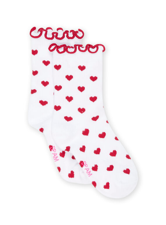 Calcetines con estampado de corazones RYAJOSCHO3D / 23SI0175SOQ000