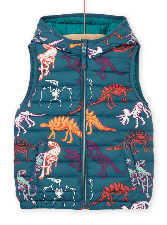 Chaleco con capucha y estampado de dinosaurios POGROBLOU1EX / 22W902F3BLOC225