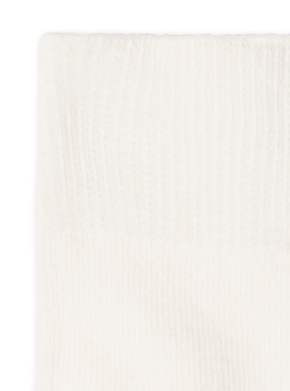 Leotardos de color blanco roto para bebé niña LYIESCOL7 / 21SI0963COLA001