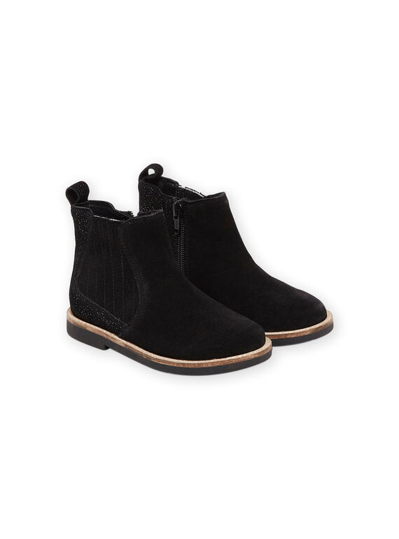 Chelsea boots negros de piel elástica PABOOTBLACK / 22XK3573D0D090