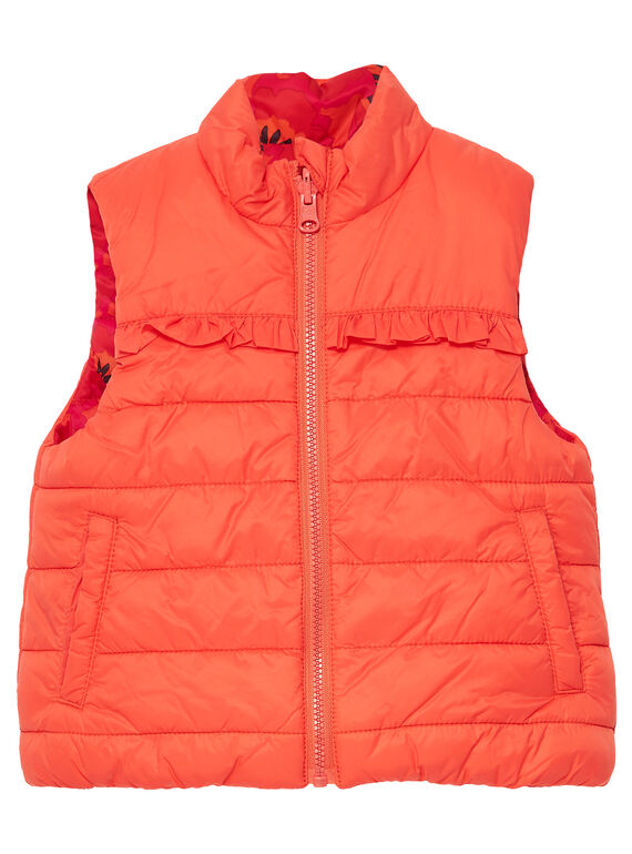Chaleco reversible para bebé niña JIVIDOUNEX2 / 20SG09I3D3E406