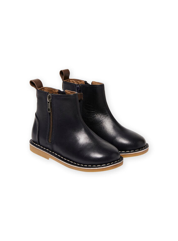 Botines de color azul marino para niño MOBOOTCHELSEA / 21XK3671D0D070