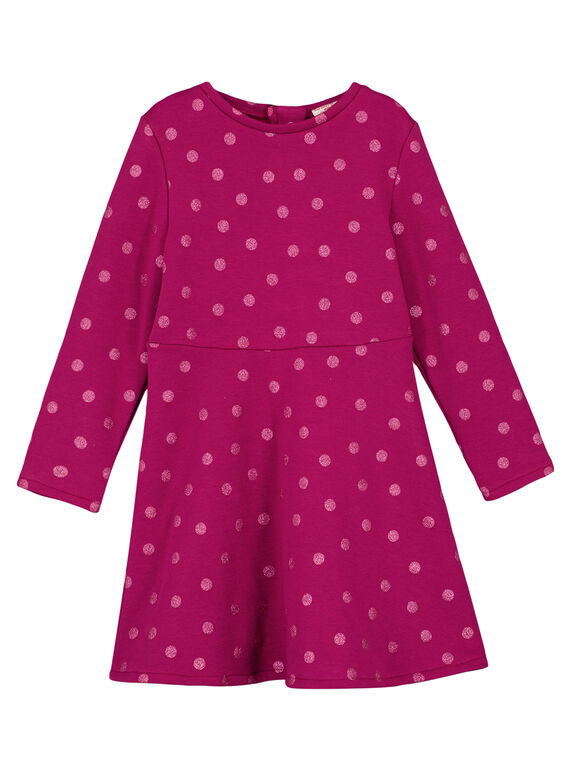 Vestido de punto forrado de pelo artificial GAJOLROB3 / 19W901L2D2F718