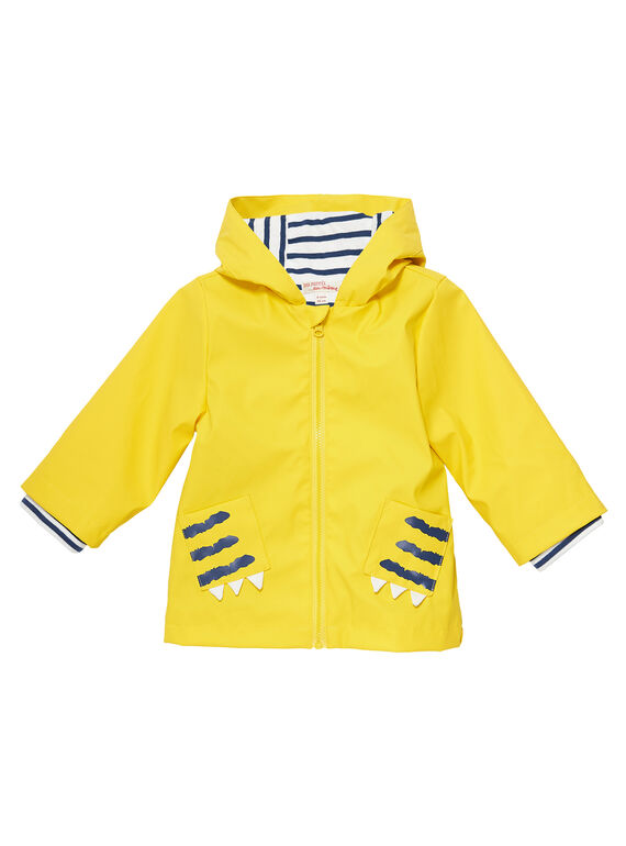 Impermeable de color amarillo JUGROIMP / 20SG10I1IMPB114