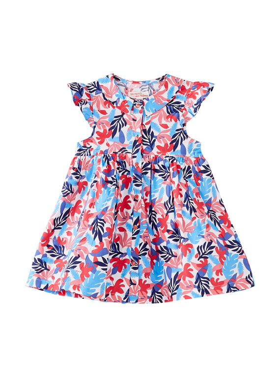 Vestido estampado para niña bebé JICEAROB1 / 20SG09N1ROB000