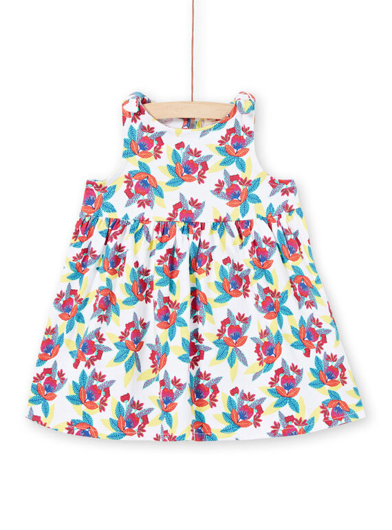 Vestido de color blanco para bebé niña LIPLAROB4 / 21SG09T4ROB000