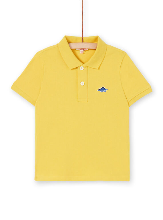 Polo de color amarillo para niño LOJOPOL5 / 21S90243POL102