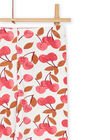 Leggings de color crudo y rojo con estampado de cerezas RYADAYLEG / 23SI01M1CAL003