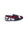 Patucos de color azul marino con estampado de skate y texto ROPANTSKATER / 23KK3641D0B070