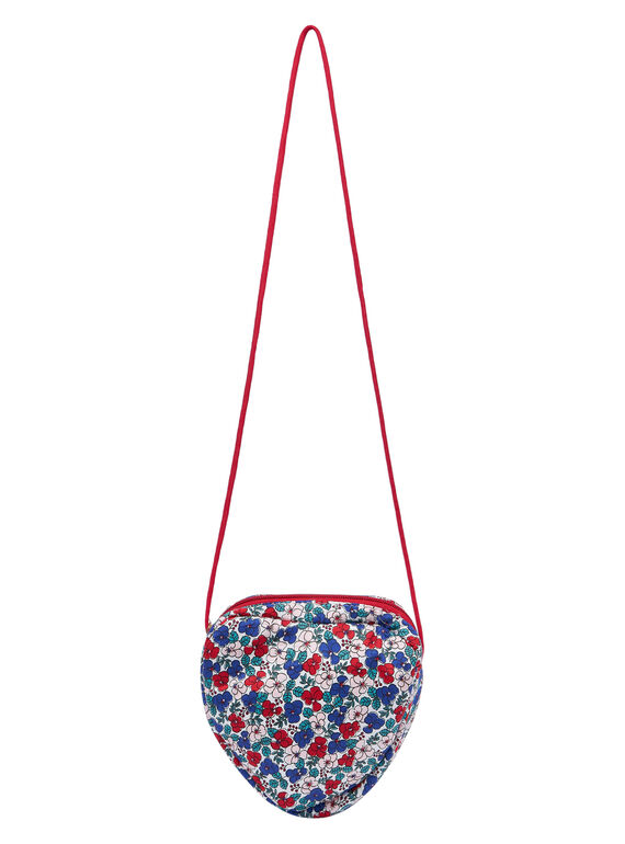 Bolso en forma de corazón con estampado floral JYAJASAC / 20SI01B1BES001