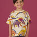 Camiseta con estampado de dinosaurios