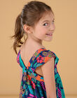Vestido multicolor con tirantes avolantados RAJOROB7 / 23S90192ROBC211