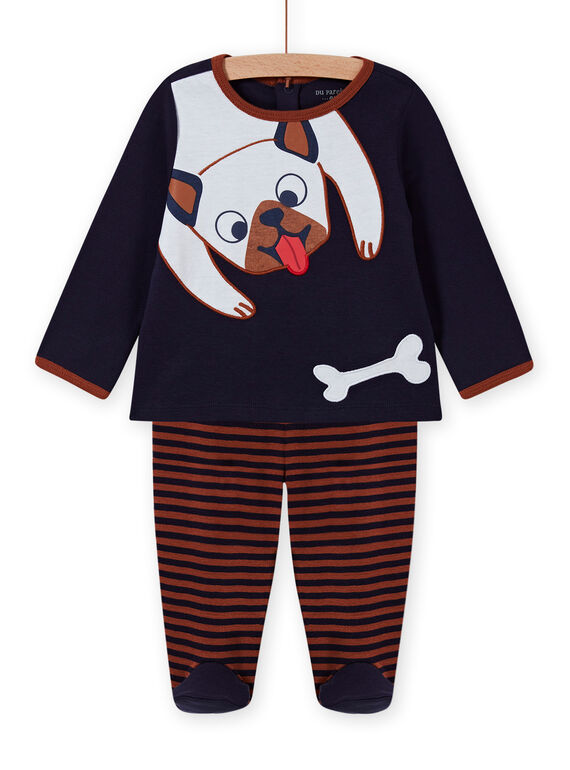 Pijama con estampado de perro para bebé niño MEGAPYJDOG / 21WH1481PYJC205