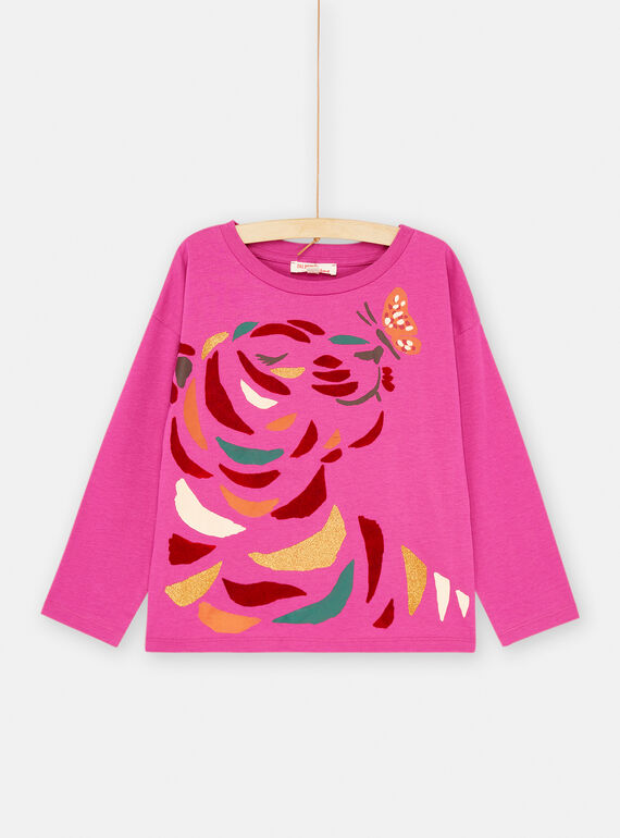 Camiseta fucsia de manga larga SALOTEE1 / 23W901R2TML310