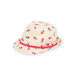 Sombrero de color natural con estampado de fruta para niña