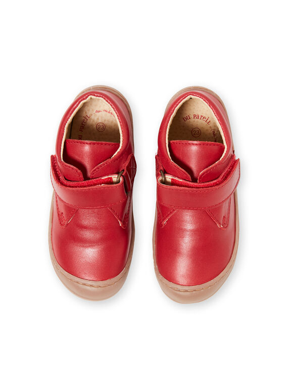 Botines de color rojo para bebé niño GBGBOTIFLER / 19WK38I3D0F050