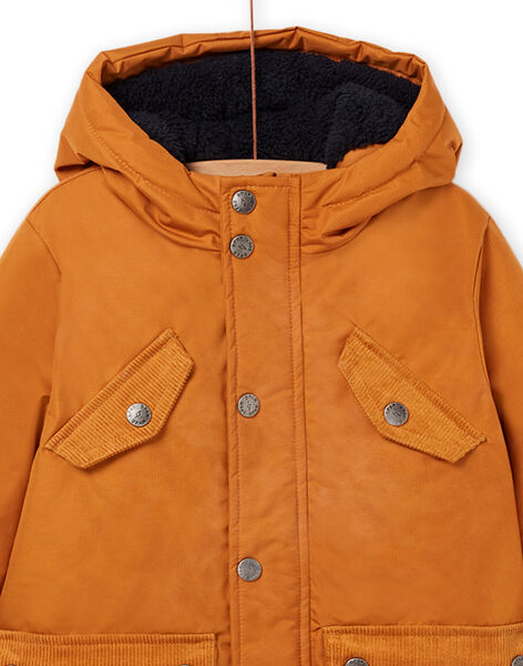 Parka lisa con capucha POGROPAR1 / 22W902F2PAR804