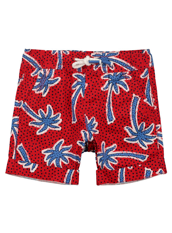 Bermudas con estampado de palmeras para niño FOTOBER1 / 19S902L1BERF505