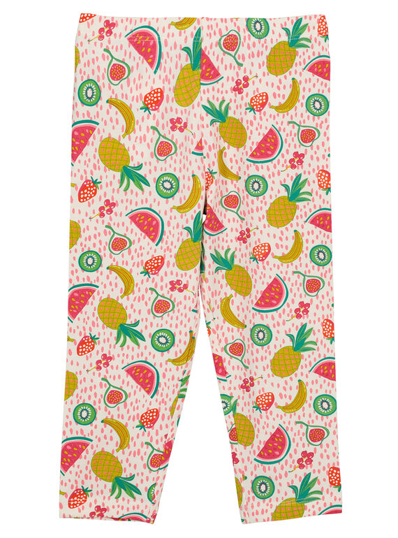 Leggings con estampado de frutas para niña FYAYELEG / 19SI01M1CAL099