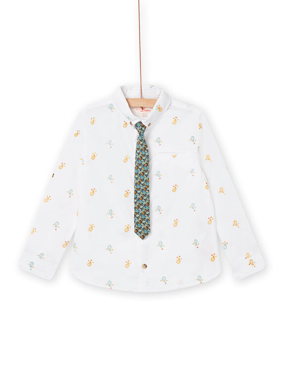 Camisa blanca para niño NOBACHEM1 / 22S90211CHM000